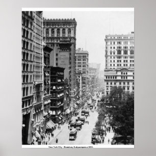 Vintage New York City, Broadway poster