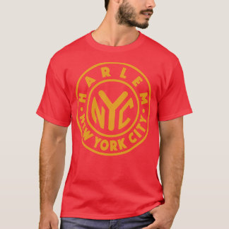Vintage New York City Circle Harlem Gold T-Shirt