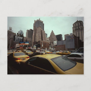 Vintage New York City DKNY sign Broadway @ Houston Postcard