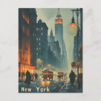 Vintage New York City Empire State Building