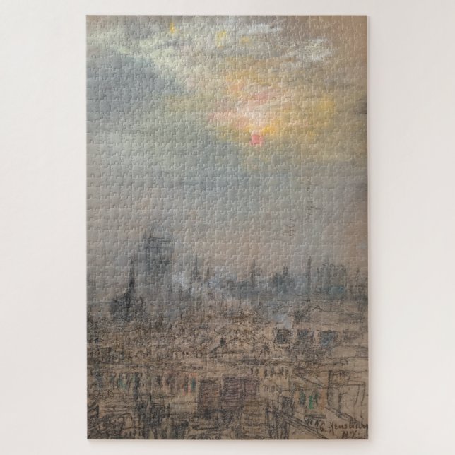 Vintage New York City Jigsaw Puzzle (Vertical)