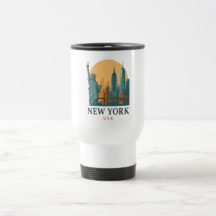 Vintage New York City – Minimalist Travel  Mug