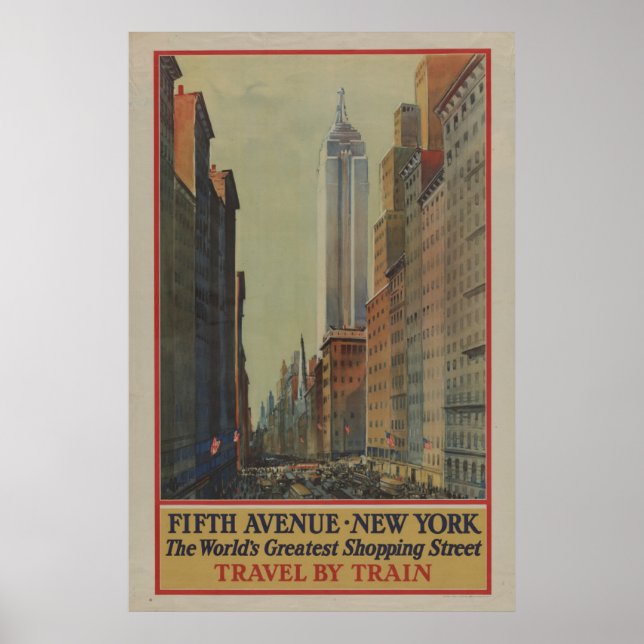 Vintage New York City Poster (Front)