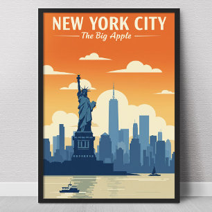 Vintage New York City Poster