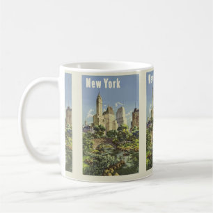 Vintage New York City Travel  Coffee Mug