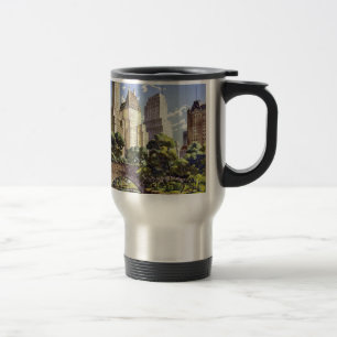Vintage New York City Travel Travel Mug