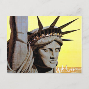 Vintage New York City United Air Lines Postcard