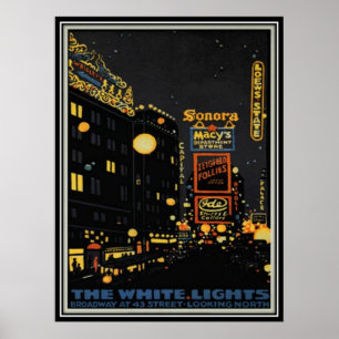 Vintage New York City, USA - Poster