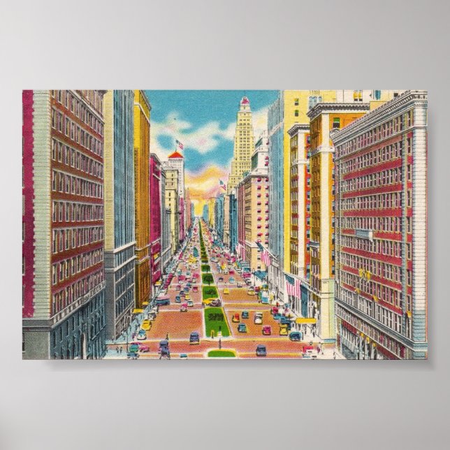 Vintage New York City, USA - Poster (Front)