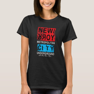 Vintage New York Metropolitan Underground New York T-Shirt