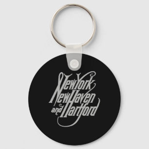 Vintage New York, New Haven And Hartford Railroad Key Ring