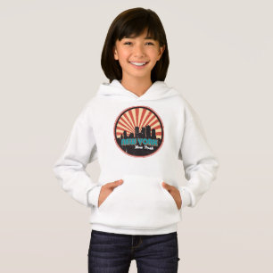 Vintage New York NYC NY City State Skyline Retro
