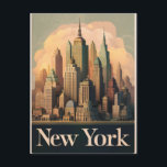 vintage new york postcard<br><div class="desc">vintage inspired new york</div>