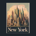 vintage new york postcard<br><div class="desc">vintage inspired new york</div>