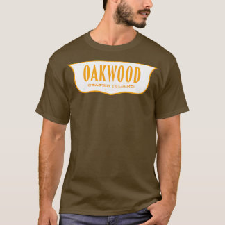 Vintage New York Shield Oakwood Staten Island T-Shirt