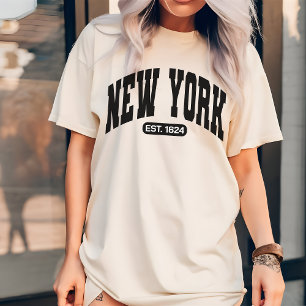 Vintage New York Shirt, Patriotic Gift for Women T-Shirt