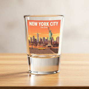 Vintage New York Shot Glass