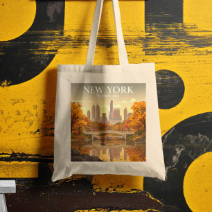 Vintage New York Tote Bag