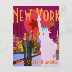 Vintage New York Travel Postcard