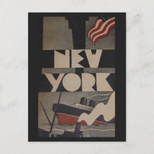 Vintage New York Travel Postcard