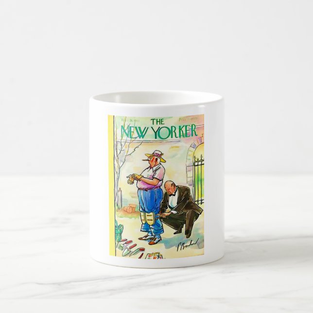 Vintage New Yorker Cover Coffee Mug (Center)
