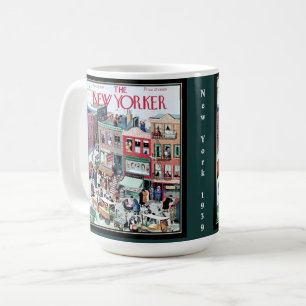 Vintage New Yorker Daily New York Life Coffee Mug