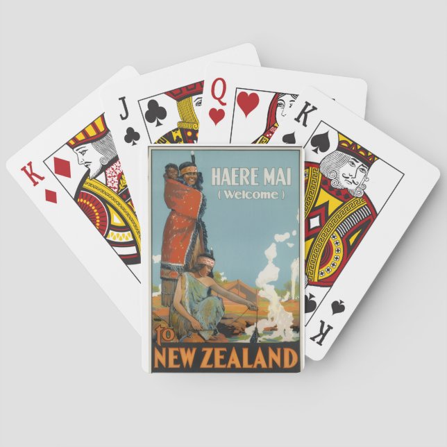 "Vintage New Zealand" Playing Cards (Back)