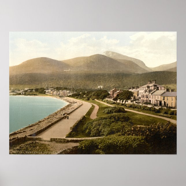 Vintage Newcastle, County Down Poster (Front)