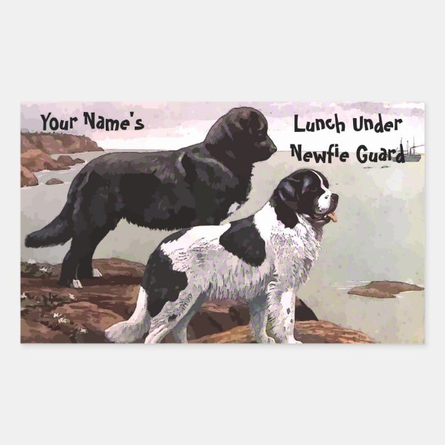 Vintage Newfoundland Lunch Protection Stickers (Front)