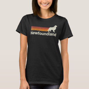 Vintage Newfoundland Retro Mum Dad Dog T-Shirt