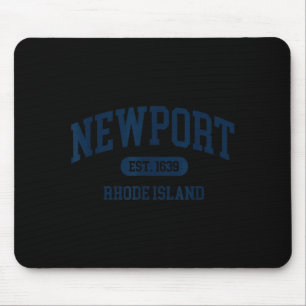 Vintage Newport Rhode Island Established 1639 Mouse Mat