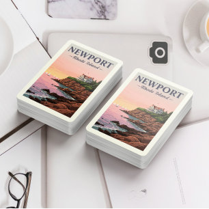 Vintage Newport Rhode Island Playing Cards