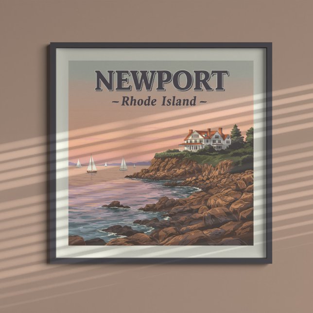 Vintage Newport Rhode Island Poster (Creator Uploaded)