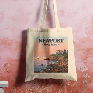 Vintage Newport Rhode Island Tote Bag
