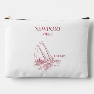 Vintage Newport Vibes Large Accessory Pouch