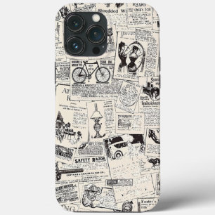 Vintage Newspaper  iPhone 13 Pro Max Case