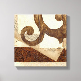 Vintage Newspaper Clipping Canvas Print