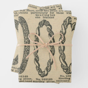 Vintage Newspaper design Wrapping Paper Sheet