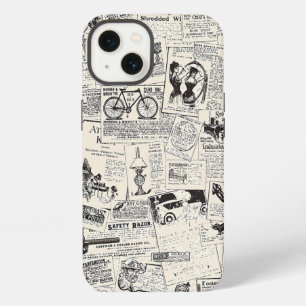 Vintage Newspaper iPhone 13 Case