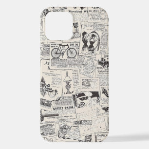 Vintage Newspaper   iPhone 12 Case
