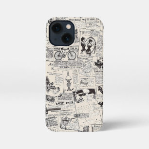 Vintage Newspaper  iPhone 13 Mini Case