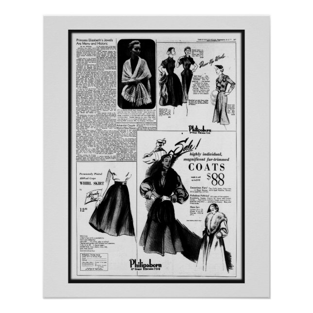 Vintage newspaper October 26th, 1951 Poster (Front)