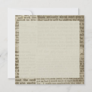 Vintage Newspaper Print