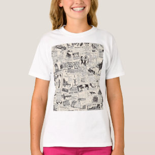 Vintage Newspaper T-Shirt