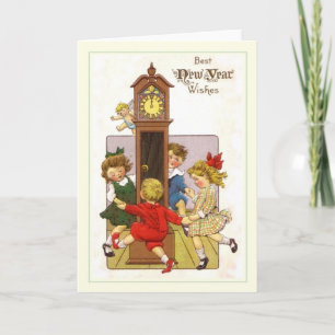 Vintage NewYear Holiday Card