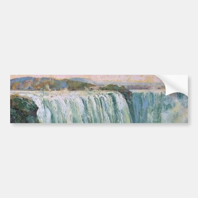 Vintage Niagara Falls Bumper Sticker (Front)