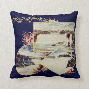 Vintage Niagara Falls Summer Cushion