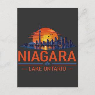 Vintage Niagara Lake Ontario Travel Art Postcard