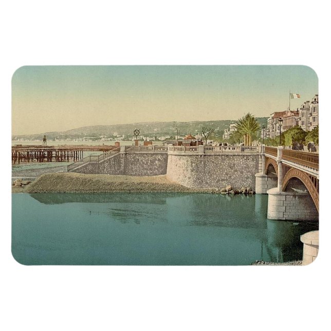 Vintage Nice, France - Magnet (Horizontal)