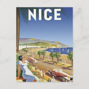 Vintage Nice, France - Postcard